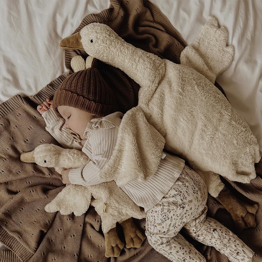 Cuddly Animal Goose Large | White — vista 4