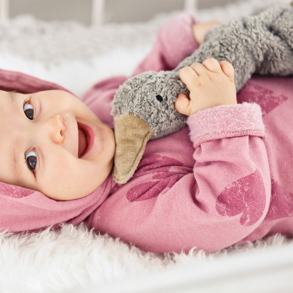 Cuddly Animal Goose Small | Grey — vista 2