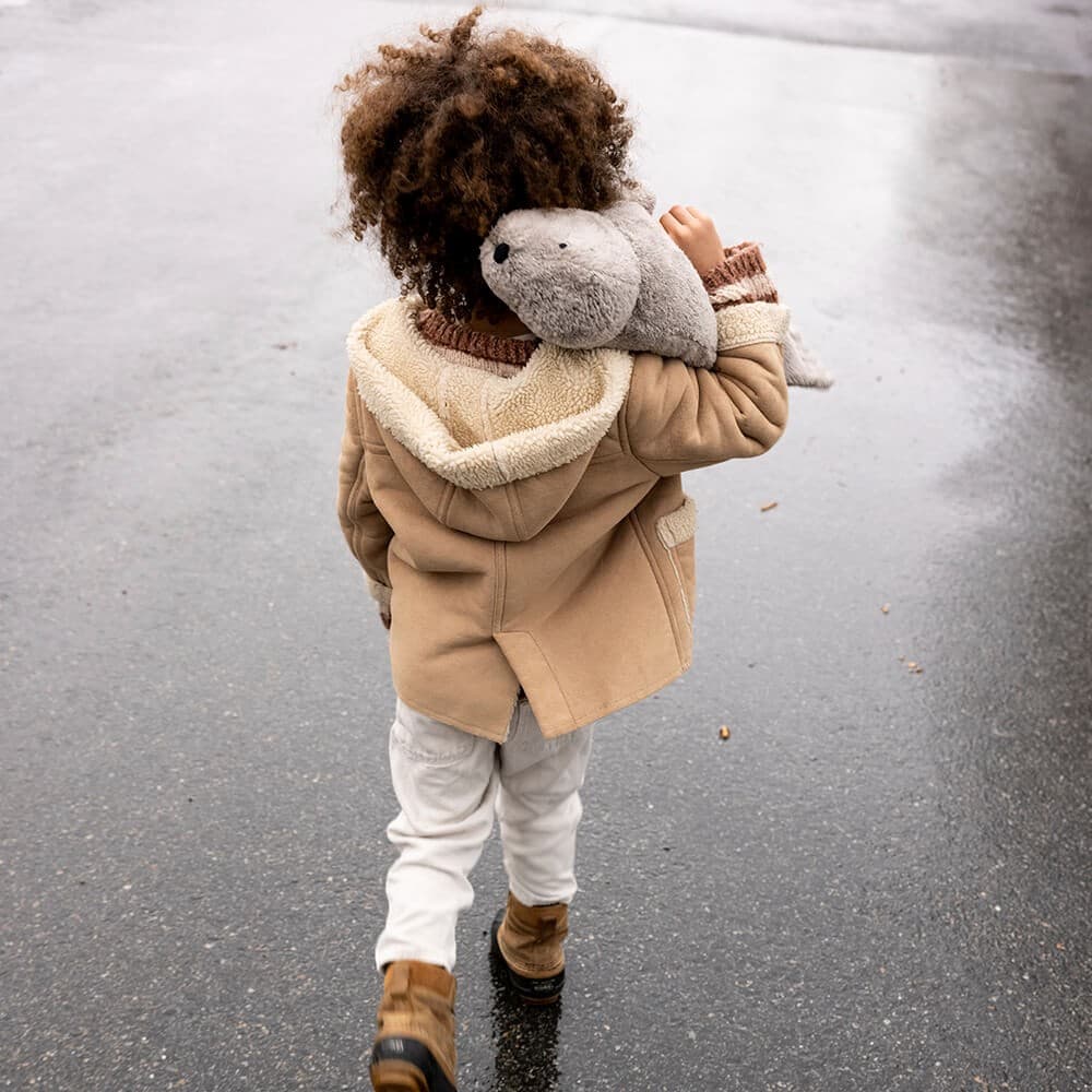 Cuddly Animal Seal Large | Grey — vista 4