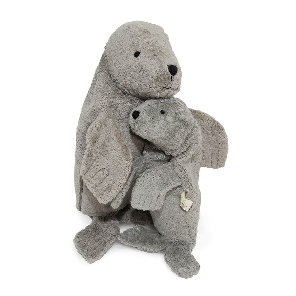Cuddly Animal Seal Small | Grey — vista 2
