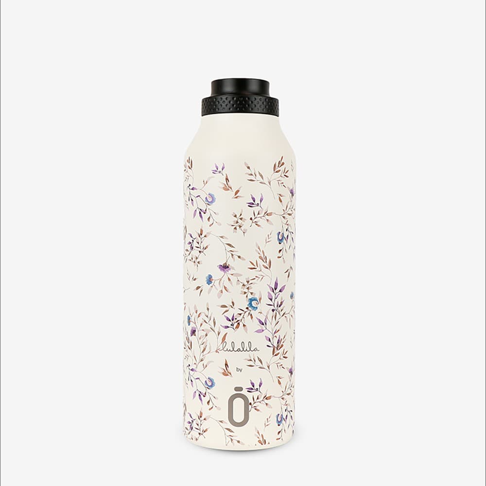Garrafa Térmica Runbott Mii 600ml – Lulalila Design Flores Selvagens — vista 2