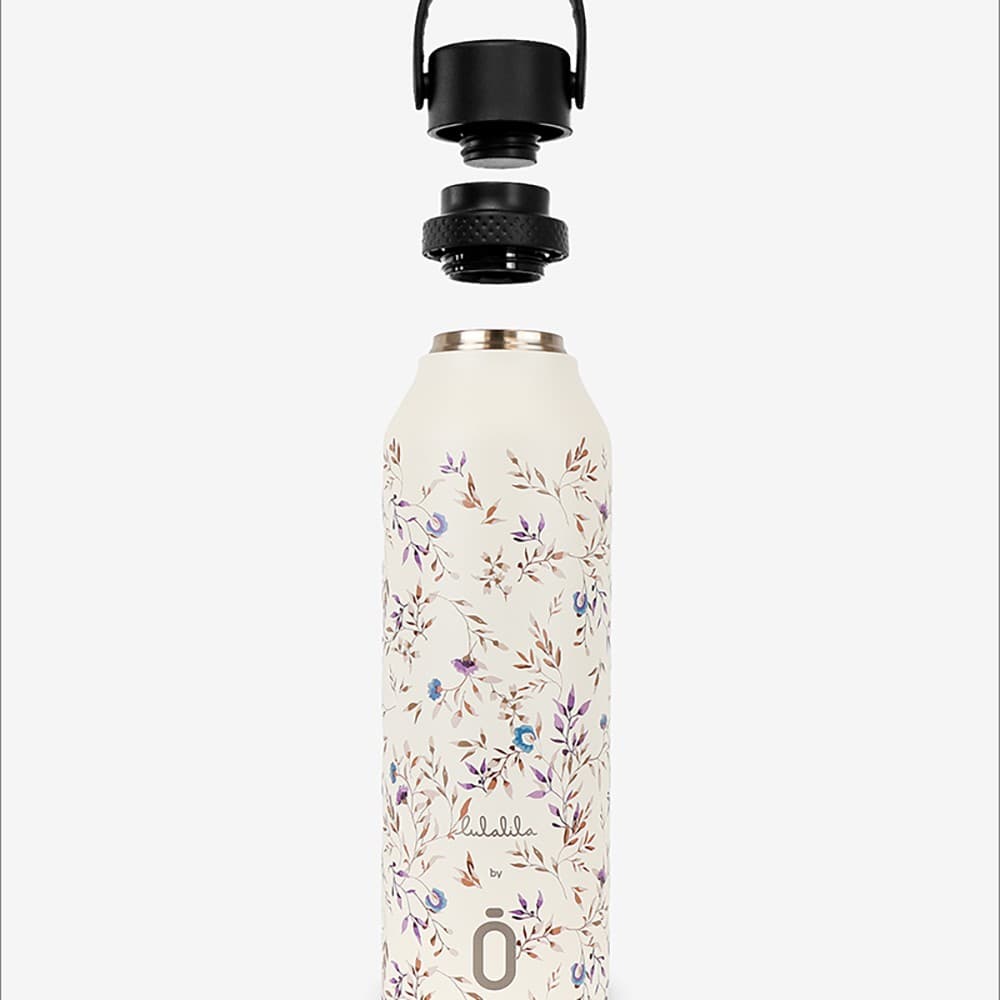 Garrafa Térmica Runbott Mii 600ml – Lulalila Design Flores Selvagens — vista 3