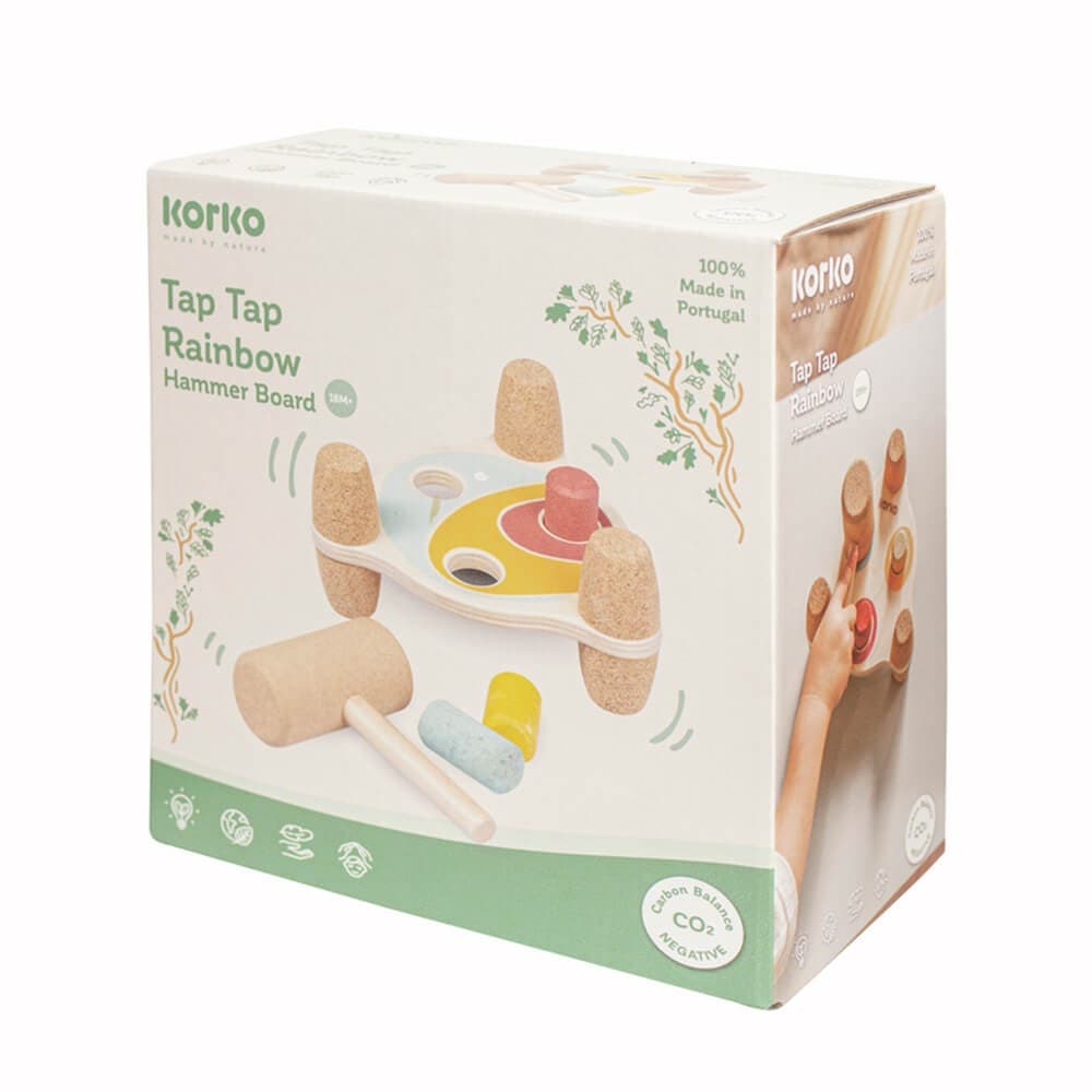 Brinquedo de Cortiça para Bater - Arco-íris — vista 2