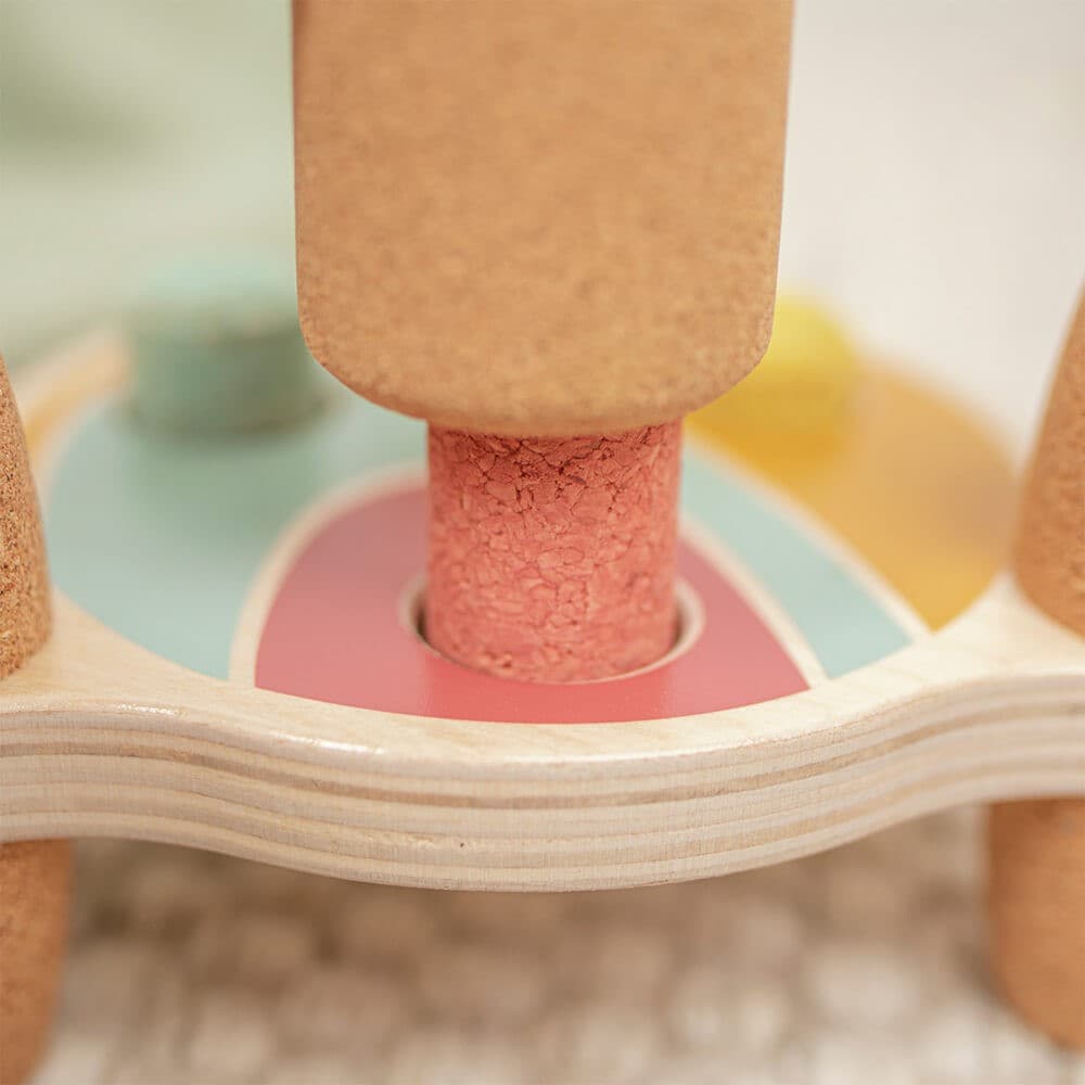 Brinquedo de Cortiça para Bater - Arco-íris — vista 4