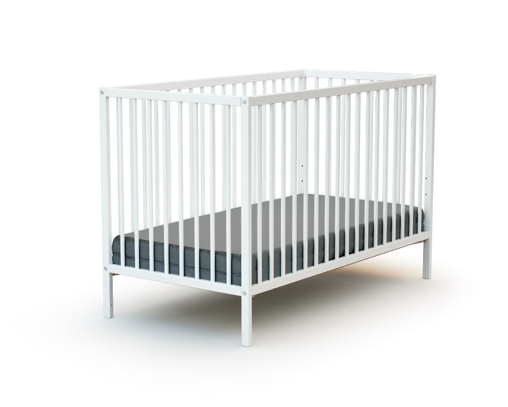 Cuna de Madera de 60 X 120 Blanco