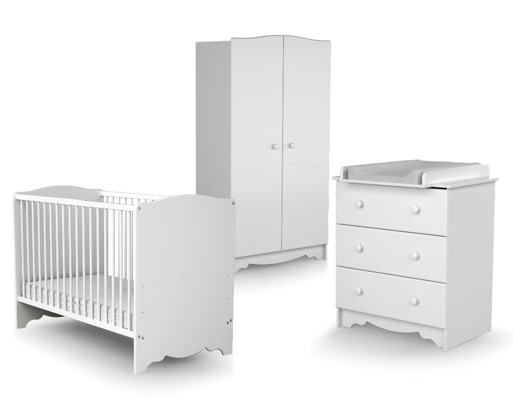 Habitaci�n Con Tres Cajones Blanco