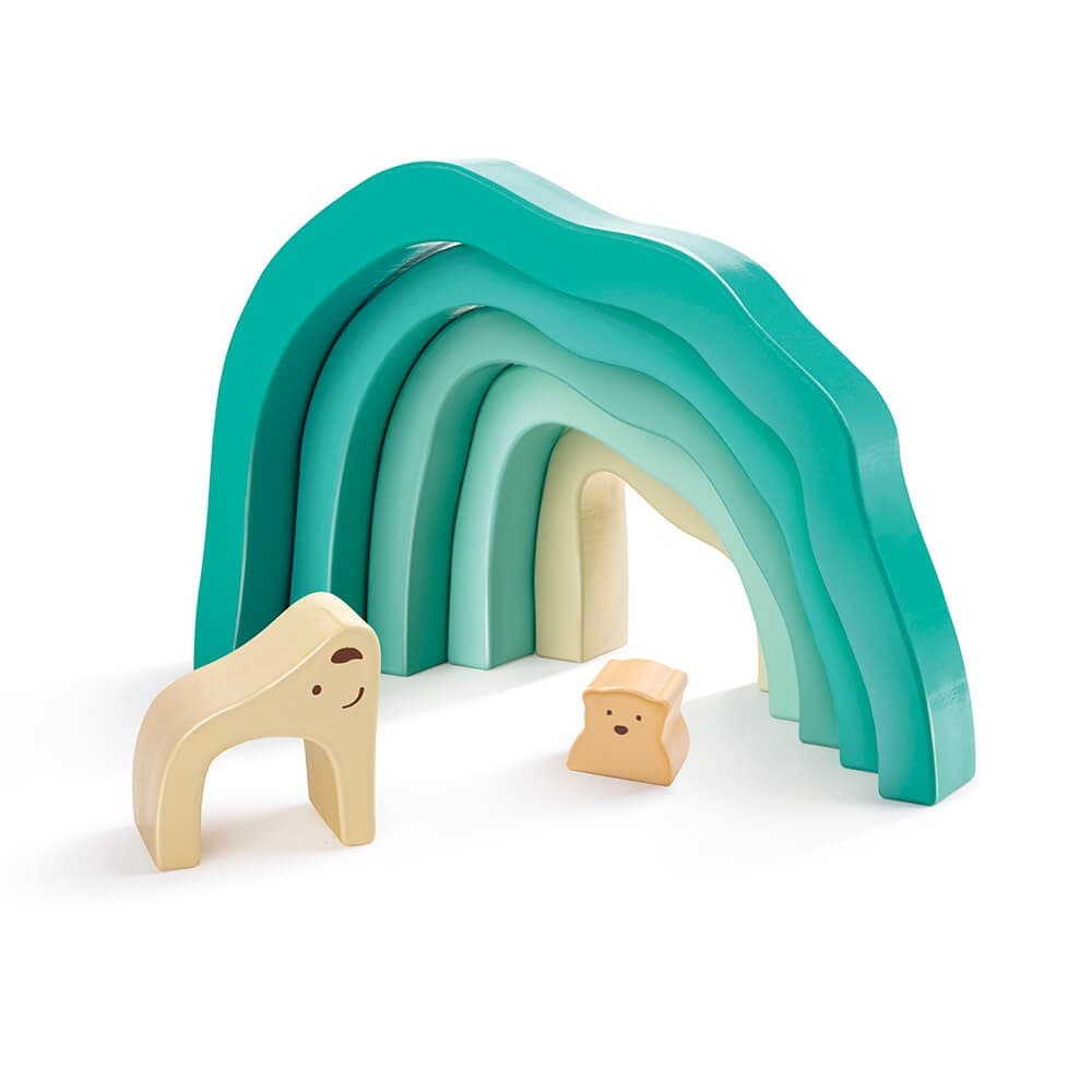 Arctic Polar Bear Stacking Blocks