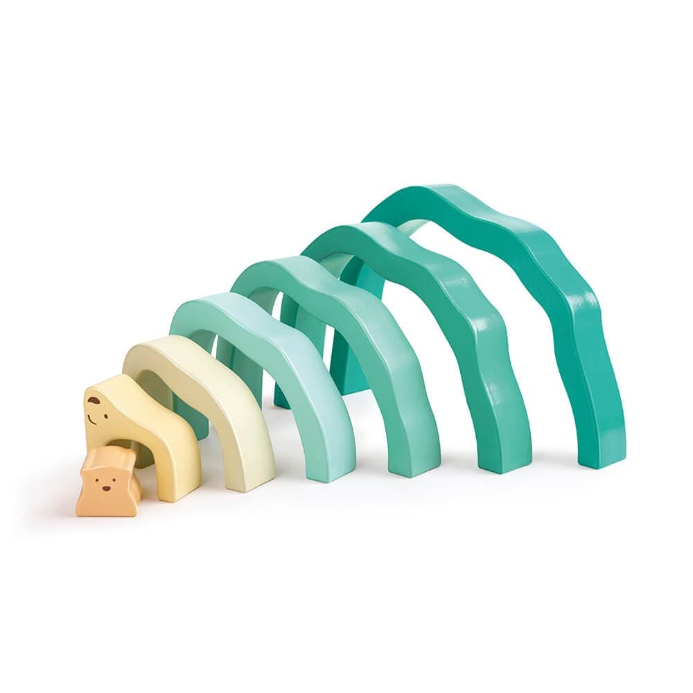 Arctic Polar Bear Stacking Blocks — vista 2