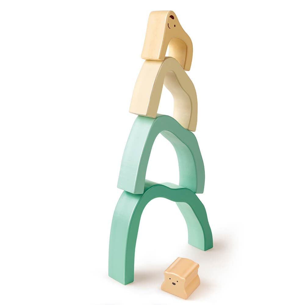 Arctic Polar Bear Stacking Blocks — vista 3