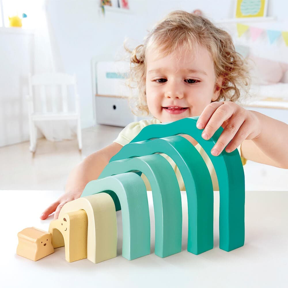 Arctic Polar Bear Stacking Blocks — vista 4