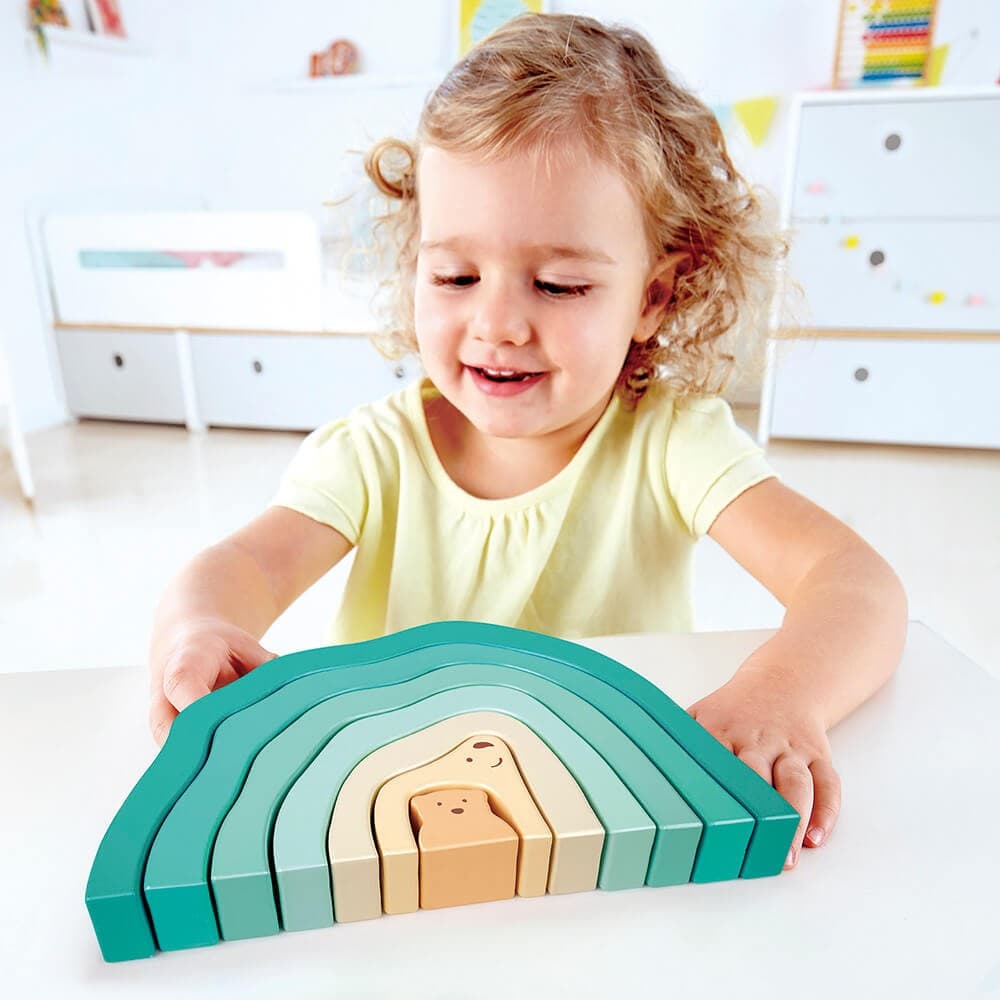 Arctic Polar Bear Stacking Blocks — vista 6