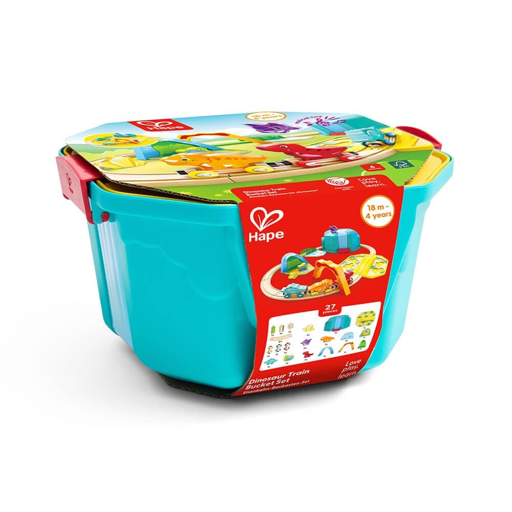Conjunto de Jogo Trem de Dinossauros com Cubo — vista 3