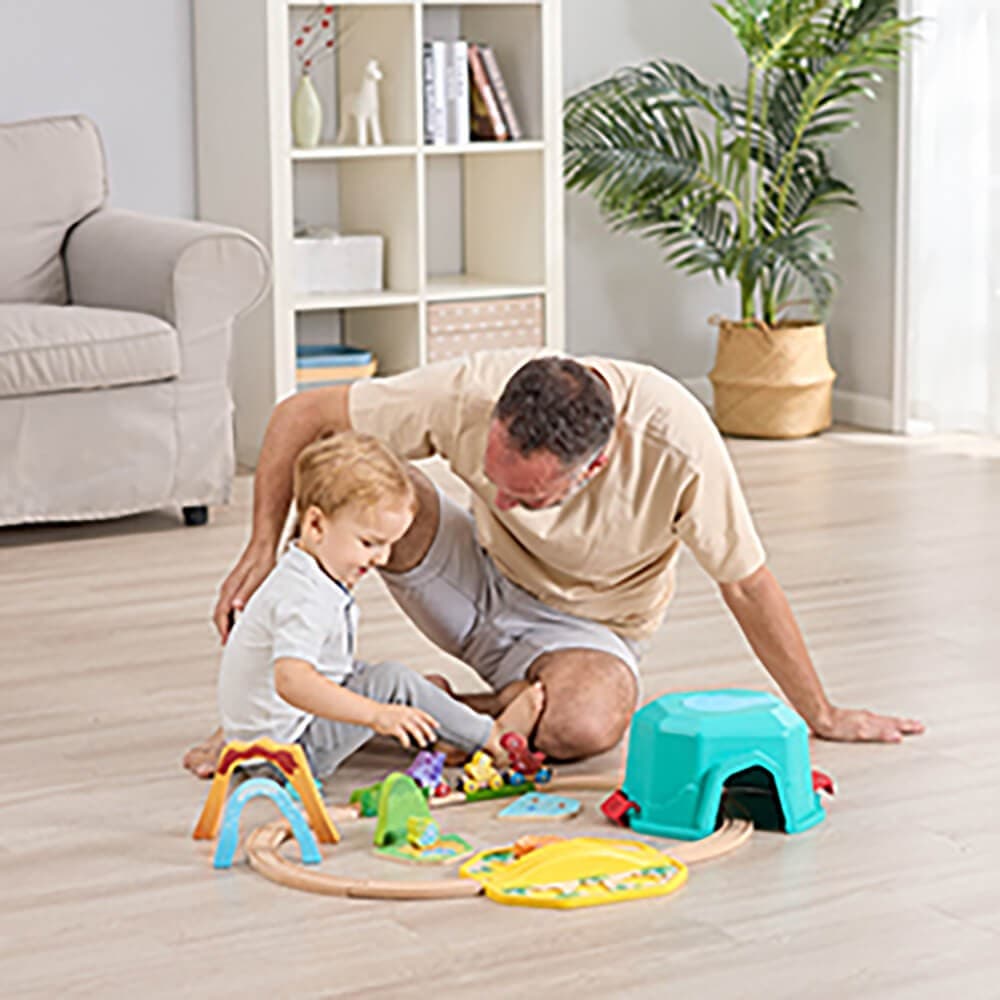 Conjunto de Jogo Trem de Dinossauros com Cubo — vista 8