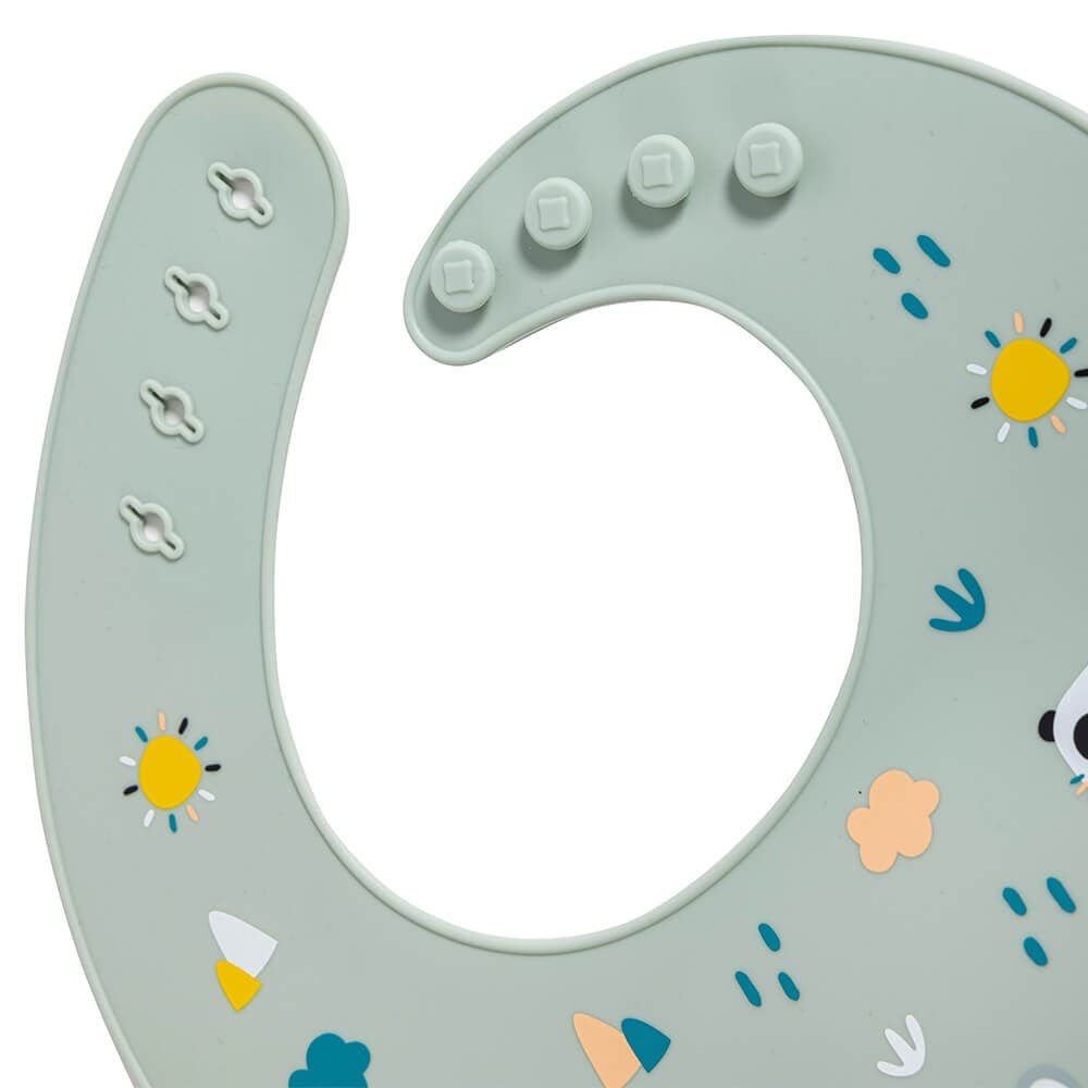 Babetes de Silicone para Bebés com Bolsos — vista 5