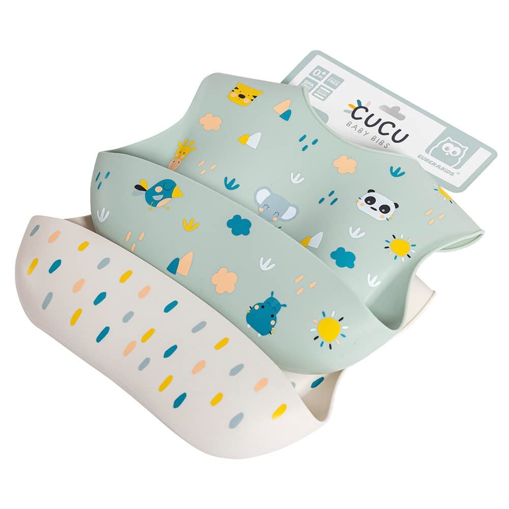 Babetes de Silicone para Bebés com Bolsos — vista 8