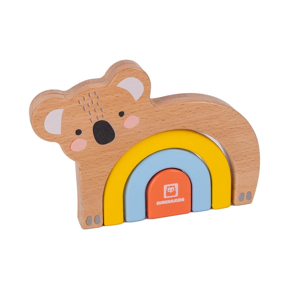 Brinquedo Arco-íris de Madeira Montessori