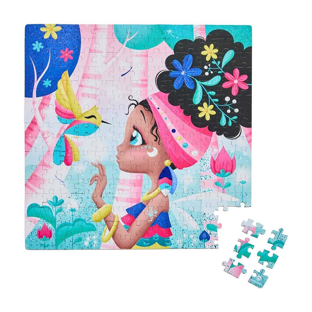208 Peças de Puzzles de Fadas Místicas Brilhantes