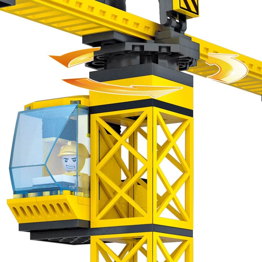 Blocos de Construção Zona em Obras 804 Peças — vista 4