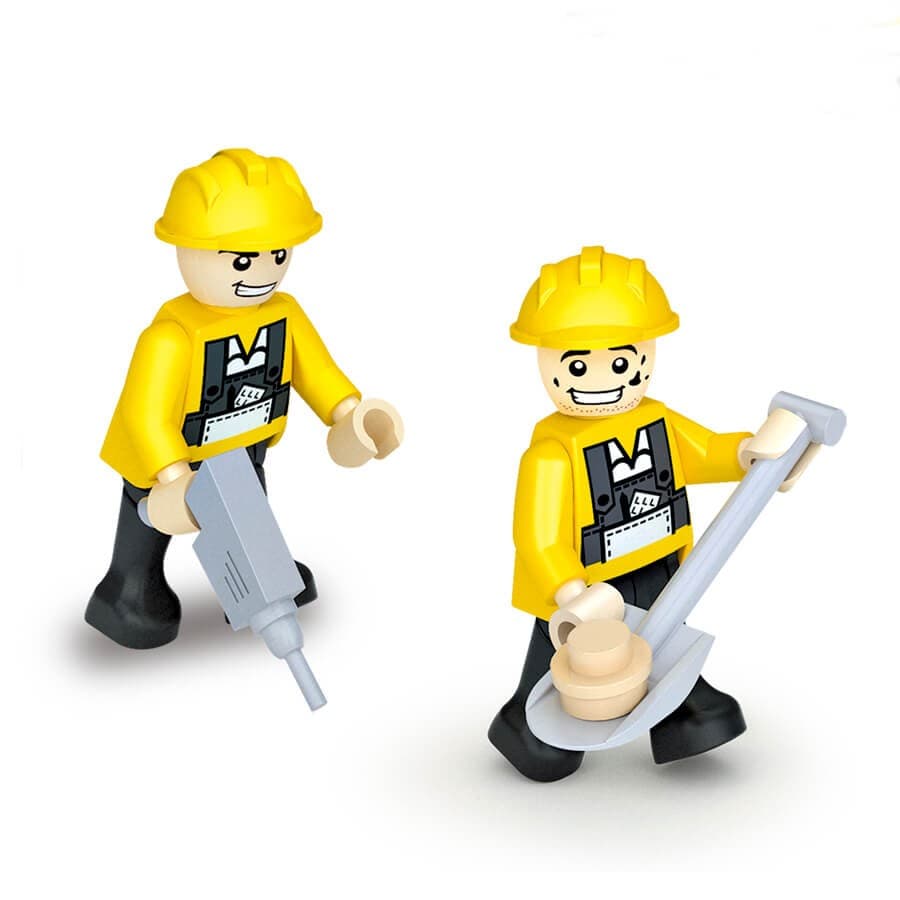 Blocos de Construção Zona em Obras 804 Peças — vista 6