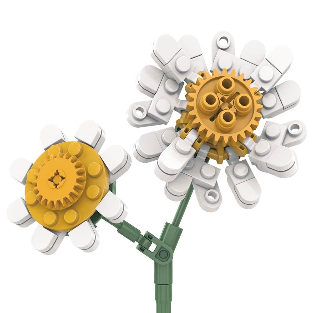 Blocos de Construção Flores Clássicas ? Crisântemo de 95 Peças — vista 3