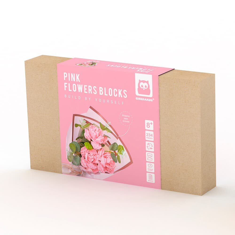 Blocos de Construção Ramo de Flores Rosas ? 275 Peças