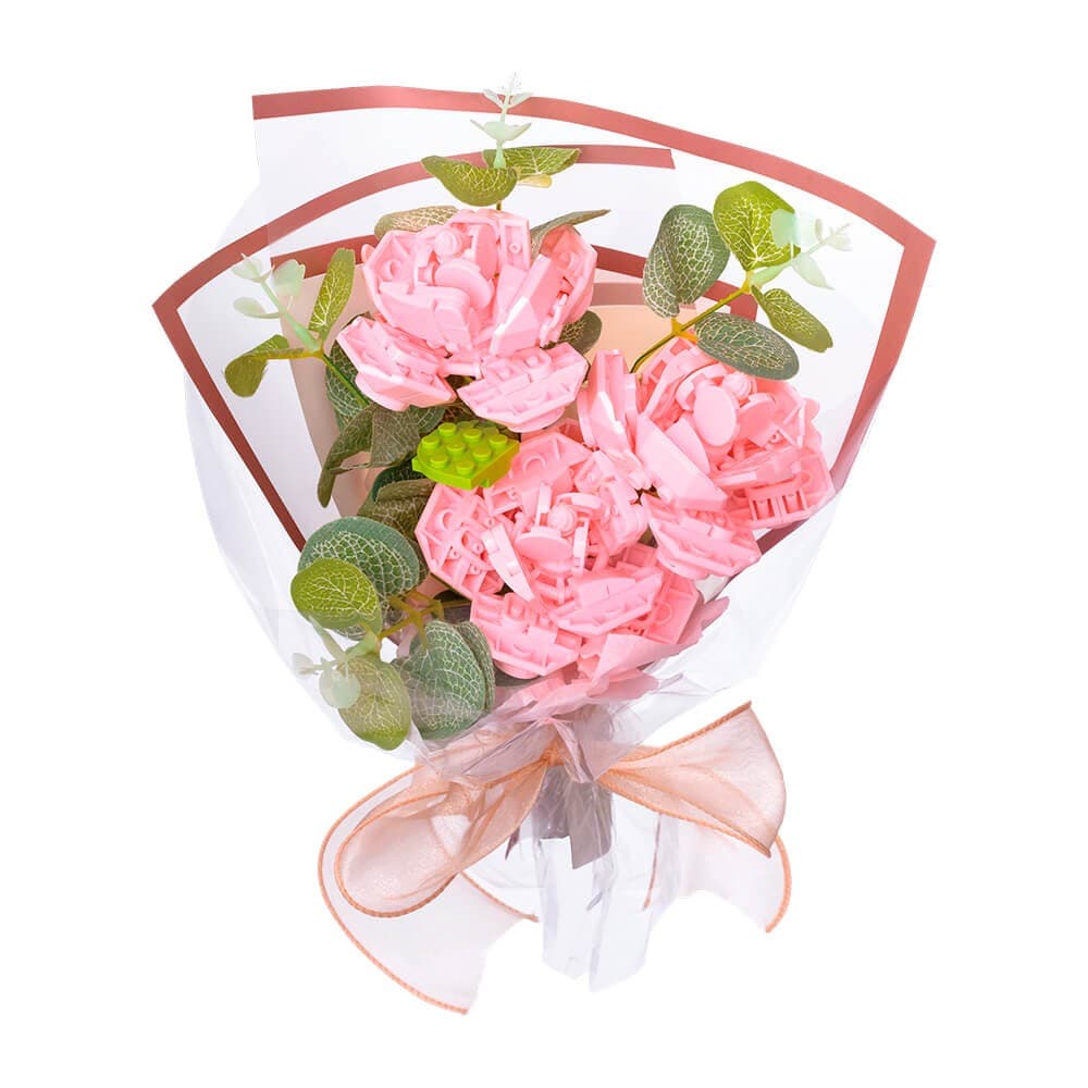 Blocos de Construção Ramo de Flores Rosas ? 275 Peças — vista 2