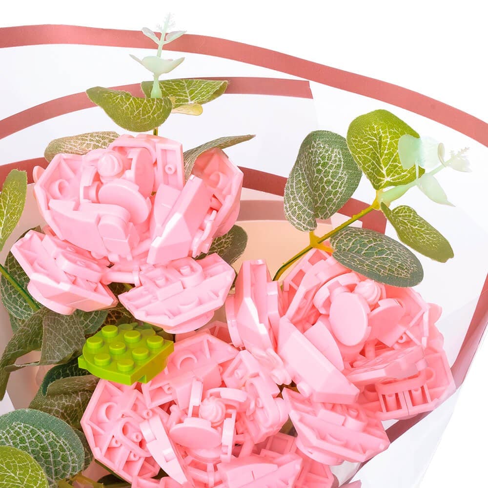 Blocos de Construção Ramo de Flores Rosas ? 275 Peças — vista 3
