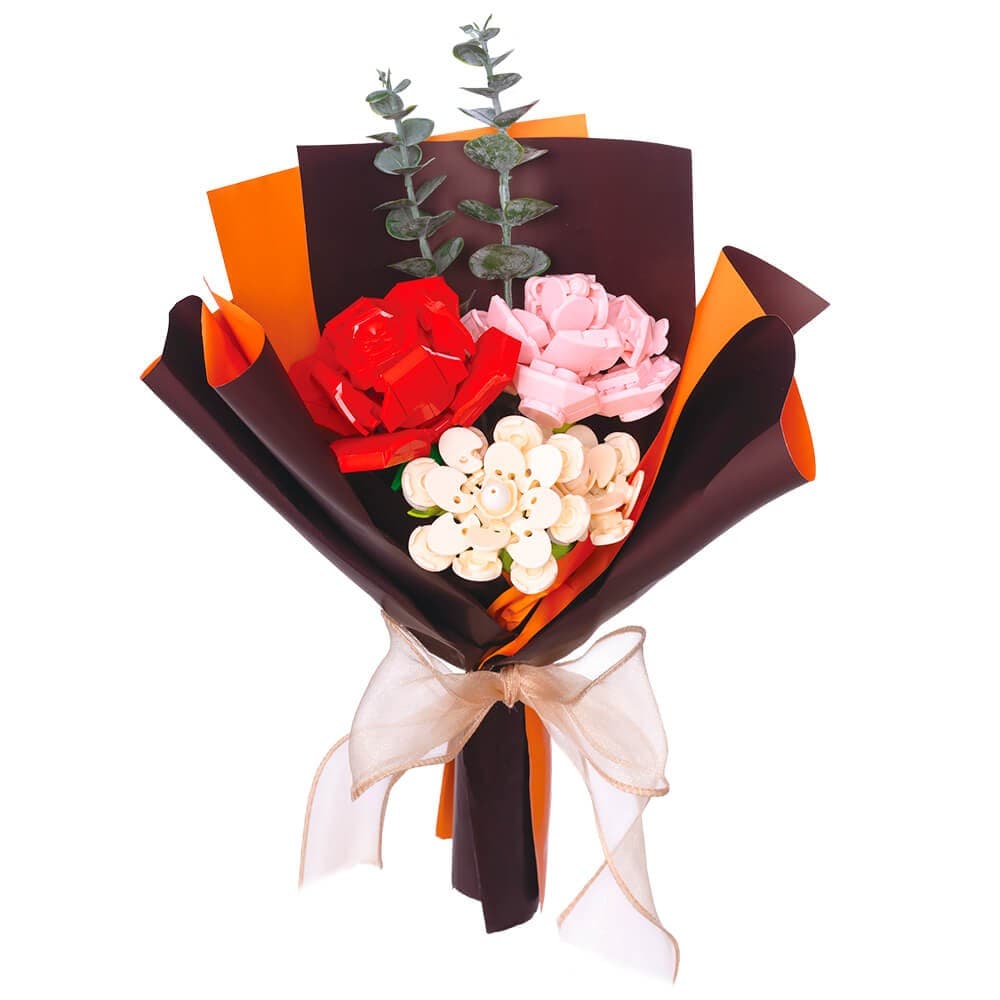 Blocos de Construção Ramo de Flores Coloridas ? 275 Peças — vista 2