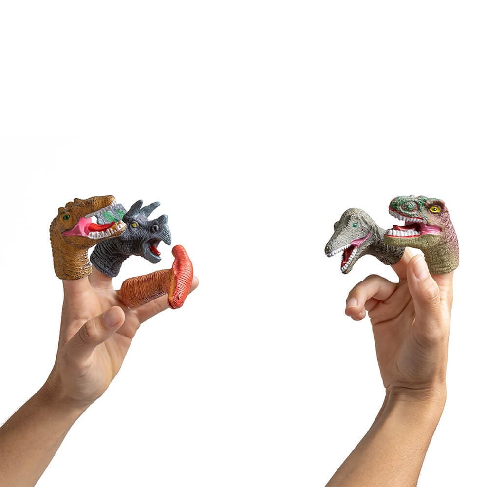 5 Fantoches de Dinossauros para Mãos Infantis — vista 3