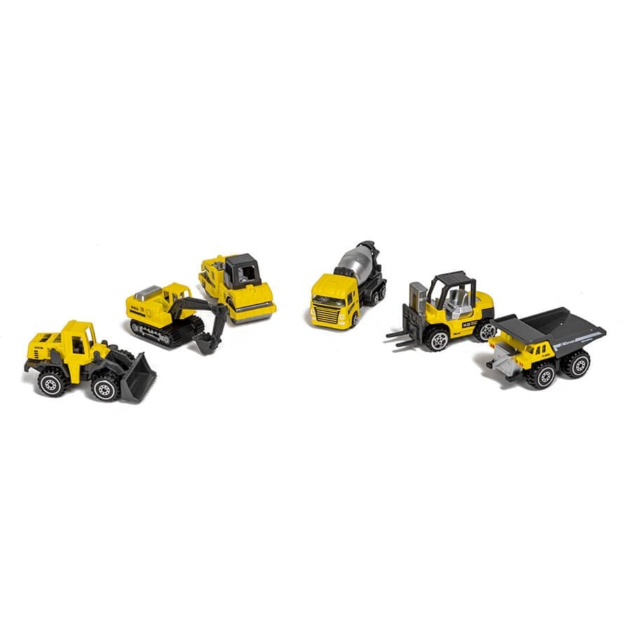 Sortido de Camiões de Construção Metal Trucks 6 Unidades — vista 2