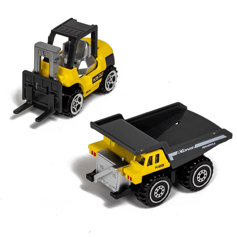 Sortido de Camiões de Construção Metal Trucks 6 Unidades — vista 4