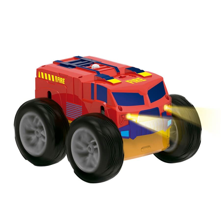 Automóvel Telecomandado Reversível Rescue Racer Vermelho e Amarelo — vista 2