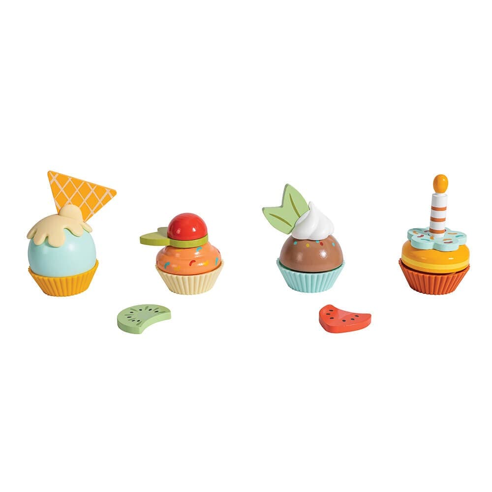 Cupcakes de Madeira para Brincar a Construir e Criar — vista 2