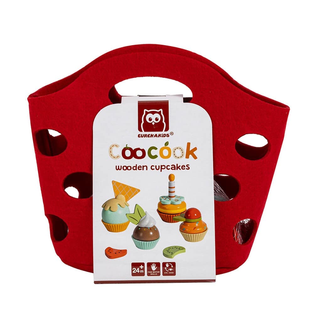 Cupcakes de Madeira para Brincar a Construir e Criar