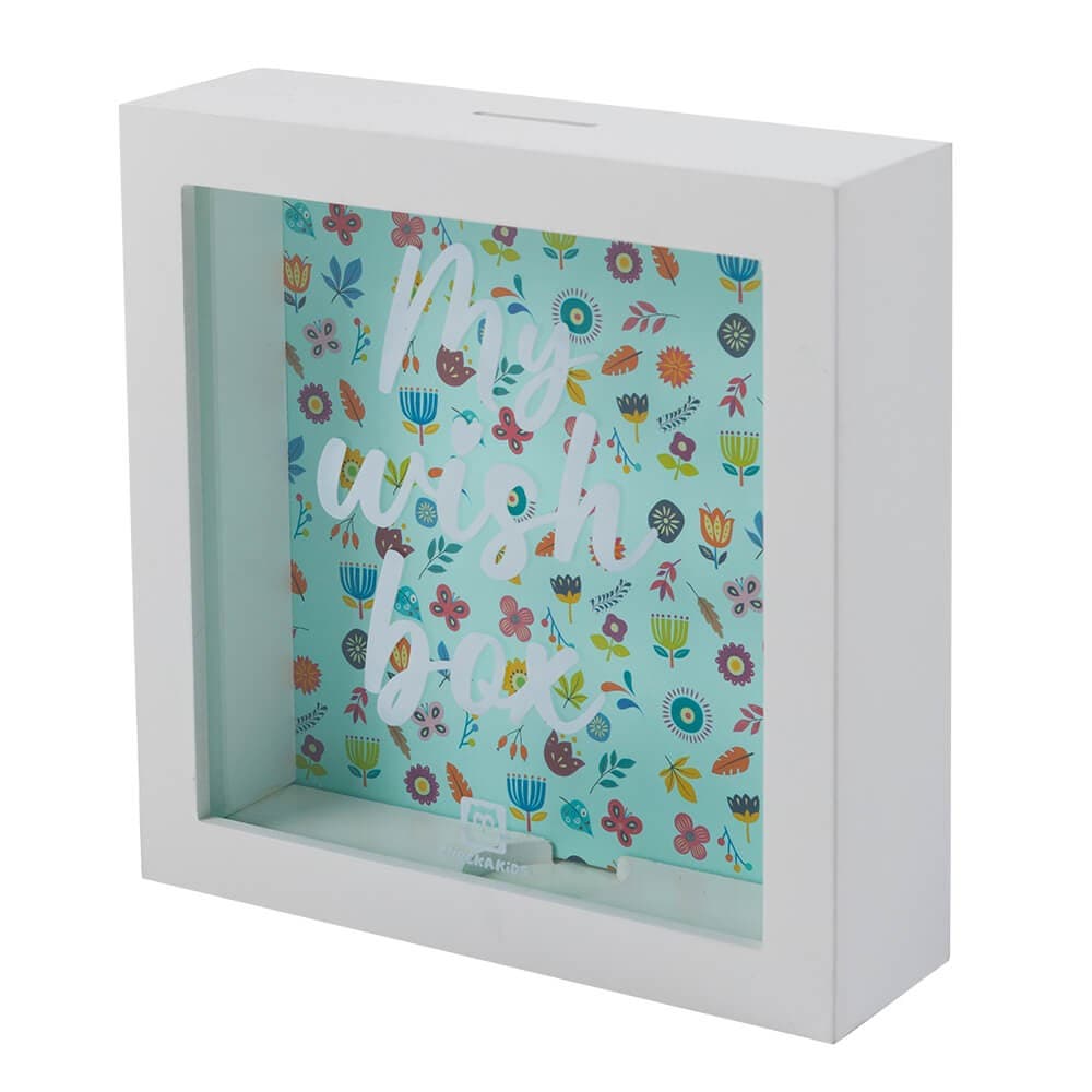 Mealheiro Transparente para Crianças com Estampado de Flores