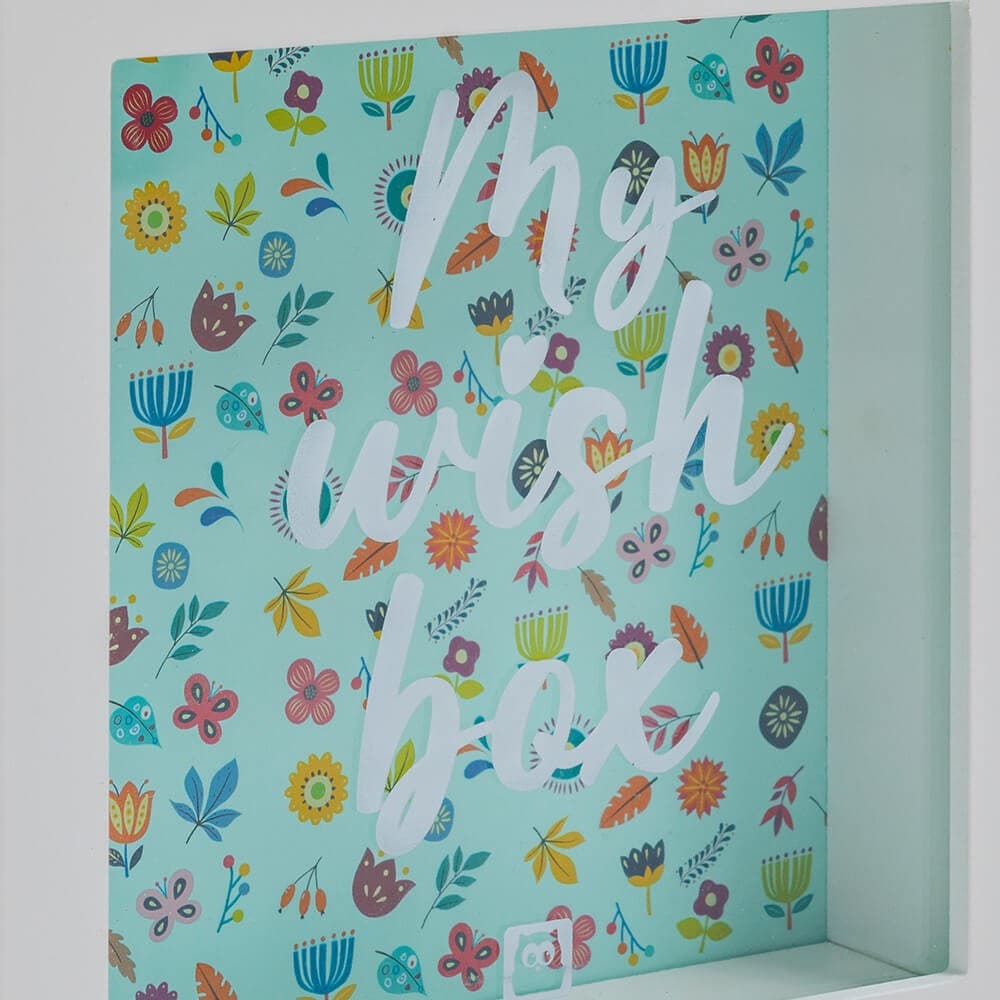 Mealheiro Transparente para Crianças com Estampado de Flores — vista 4