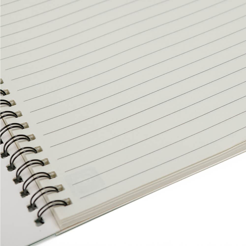 Caderno A5 Pautado com Desenho de Flores — vista 4