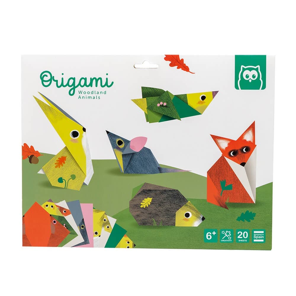 Origami Fácil para Crianças, Passo a Passo – Woodland Animals