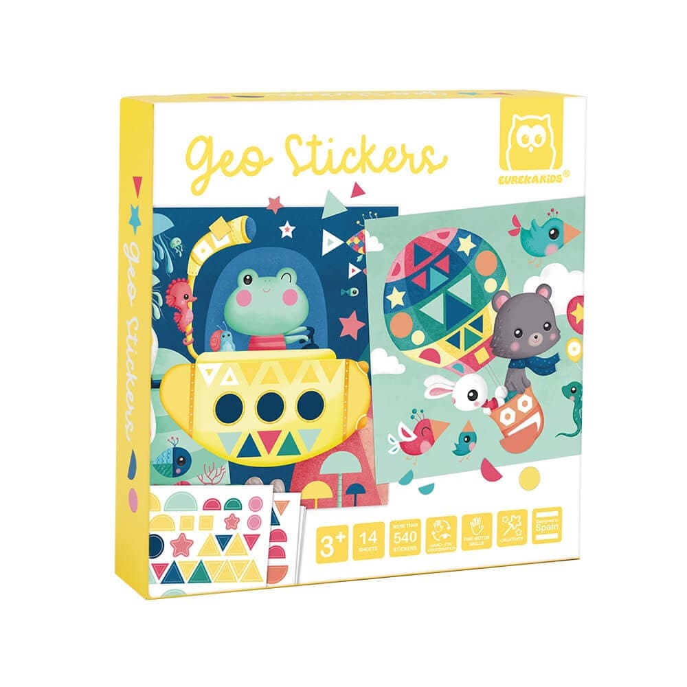 Folhas de Decoração com Autocolantes Geométricos – Geo Stickers — vista 2