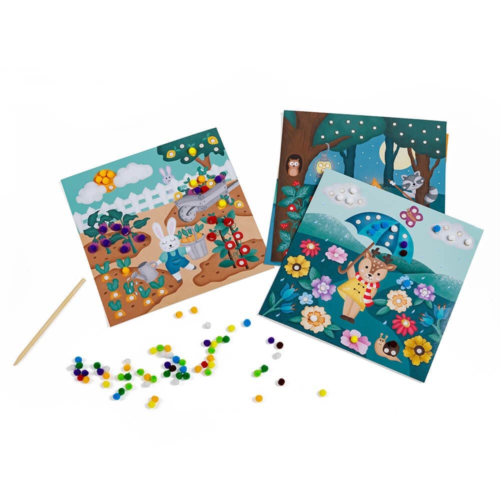 Folhas Criativas para Decorar com Pompons – Deco Pompons — vista 3