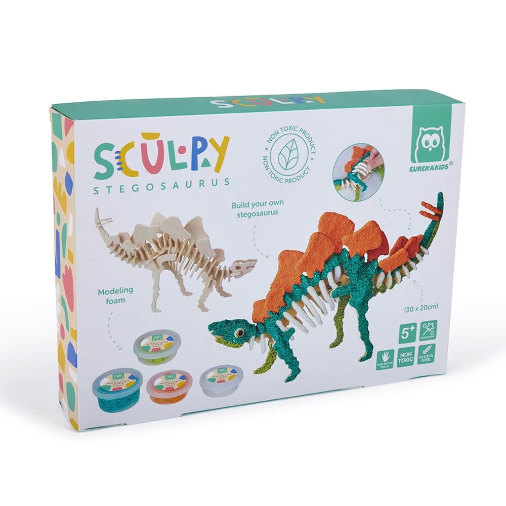 Esqueleto de Dinossauro para Construir e Modelar