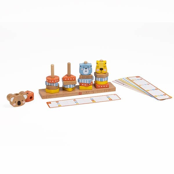 Jogo de Blocos de Empilhar com Cartões Wild — vista 2