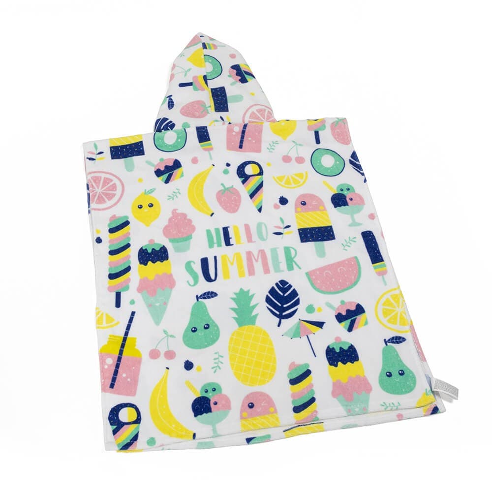 Poncho Toalha para Crianças Ideal para Piscina e Praia — vista 2
