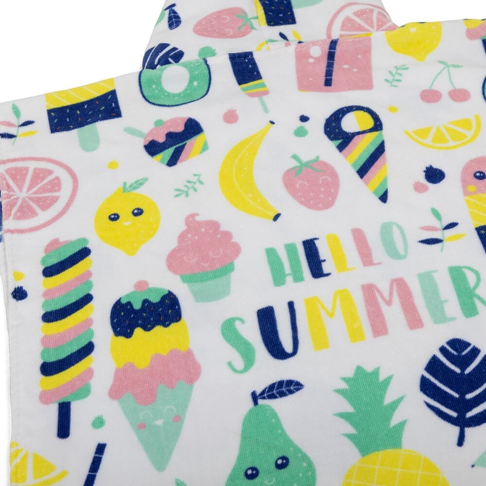 Poncho Toalha para Crianças Ideal para Piscina e Praia — vista 3