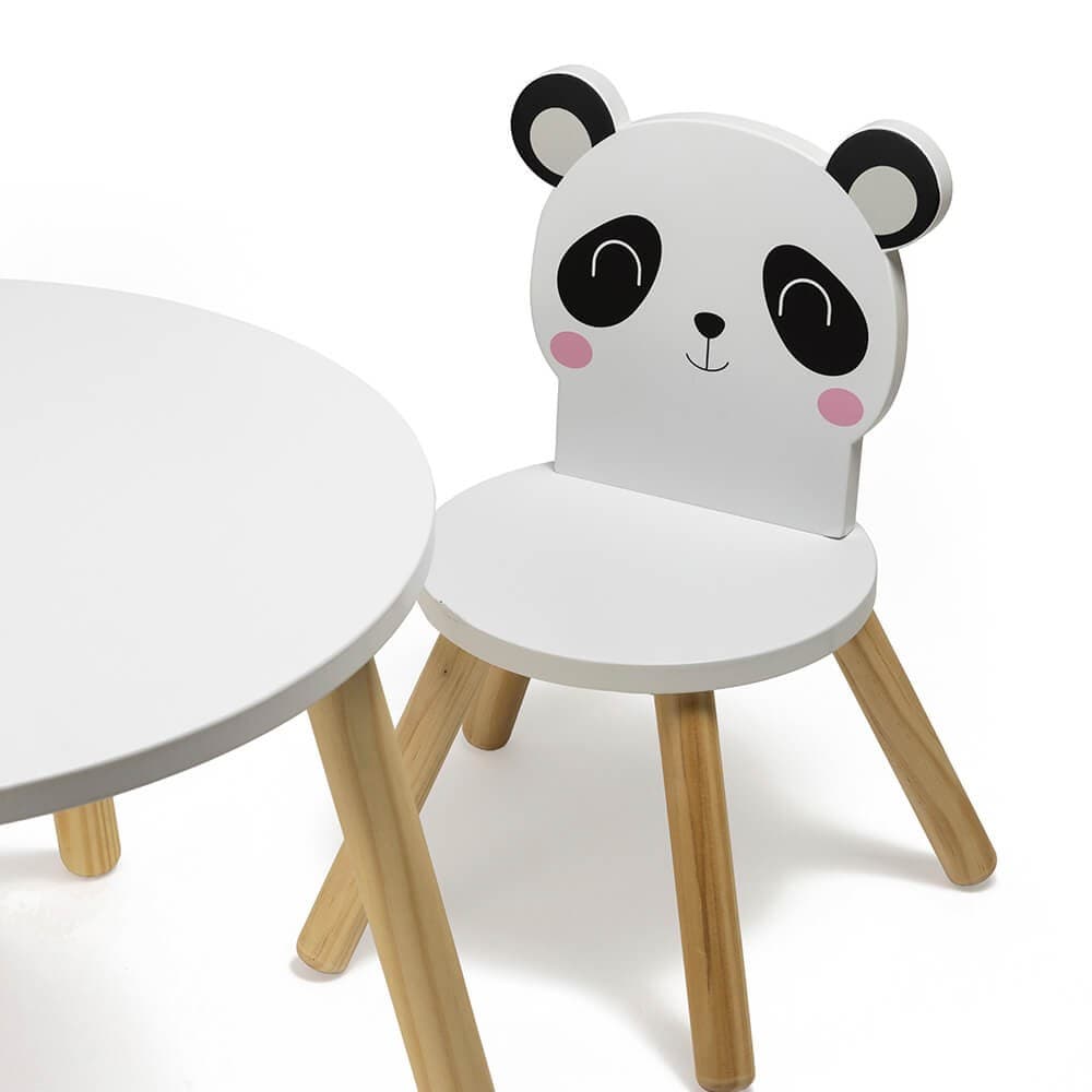 Cadeira Infantil de Madeira Panda Kirumy® — vista 3