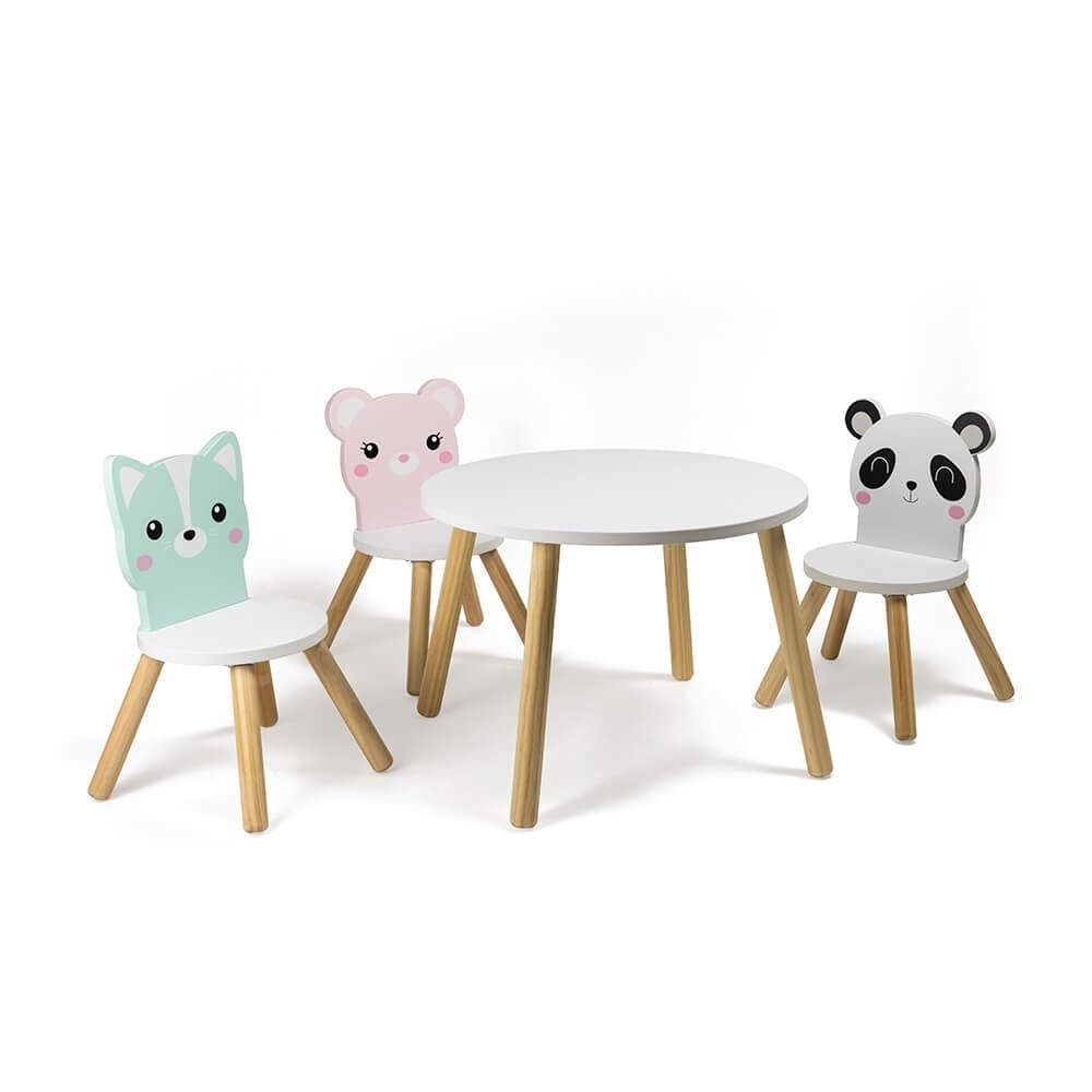 Cadeira Infantil de Madeira Panda Kirumy® — vista 5