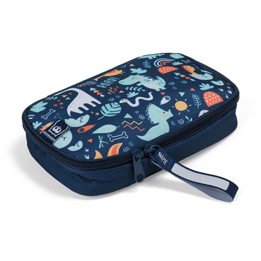 Porta-sandes Dino Azul para Crianças