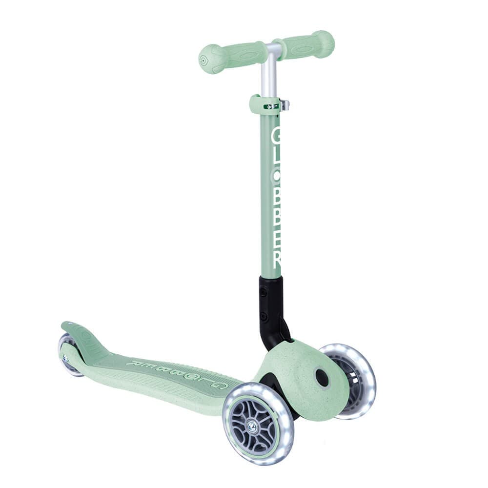 Patinete Ecológico, Dobrável e com Luzes Junior – Pistacho