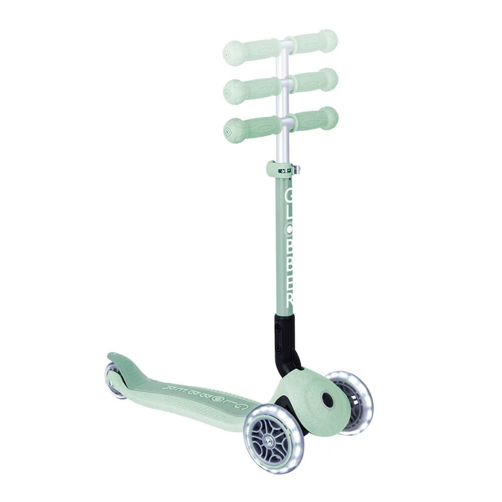 Patinete Ecológico, Dobrável e com Luzes Junior – Pistacho — vista 2