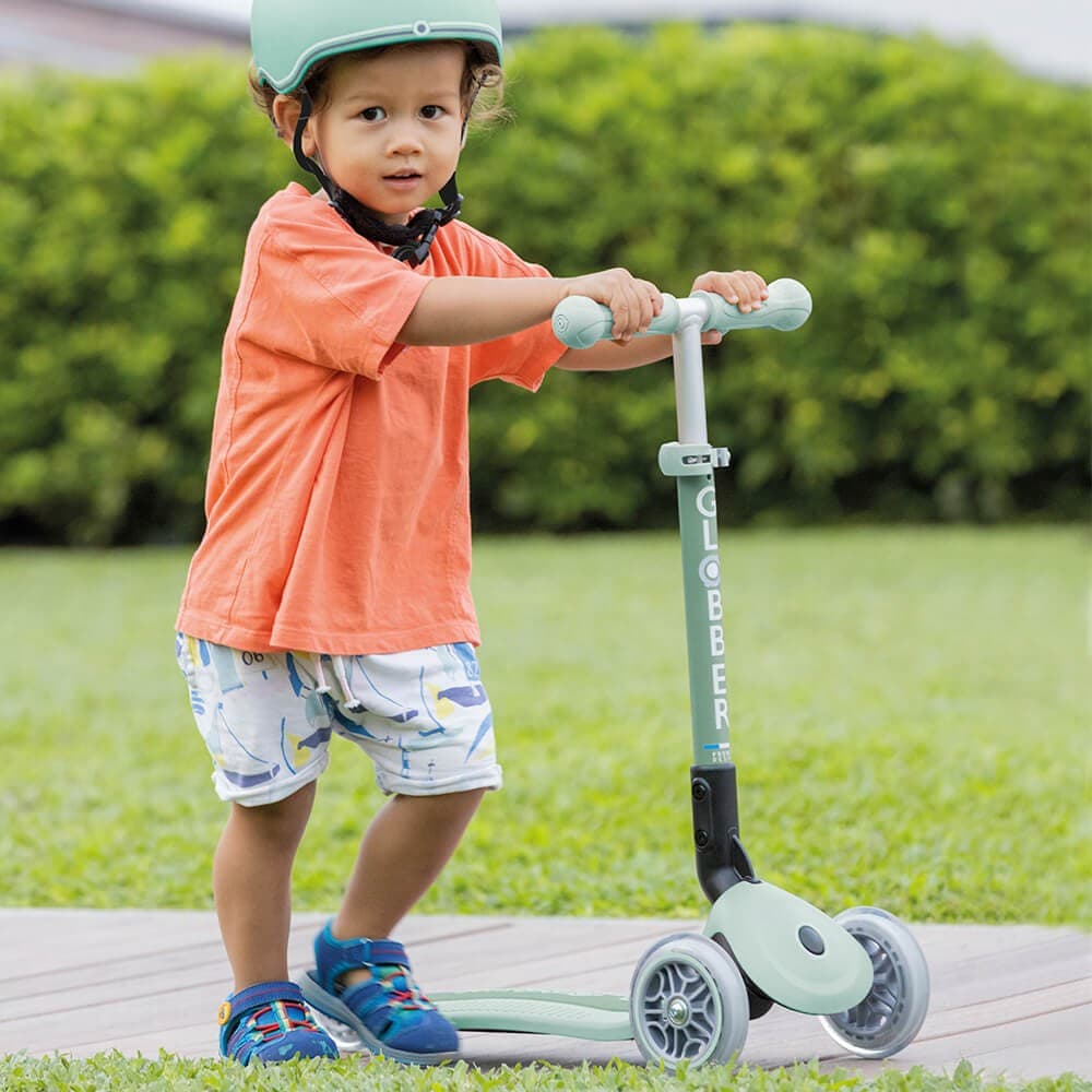 Patinete Ecológico, Dobrável e com Luzes Junior – Pistacho — vista 6